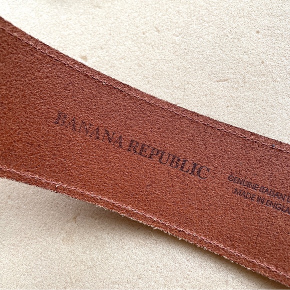 Vintage Banana Republic Brown Wide Hip Belt - Small 🏴󠁧󠁢󠁥󠁮󠁧󠁿 - Picture 4 of 9